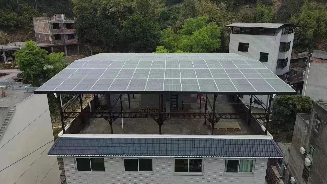 太康15kw+10kwh自建别墅家庭光伏储能系统